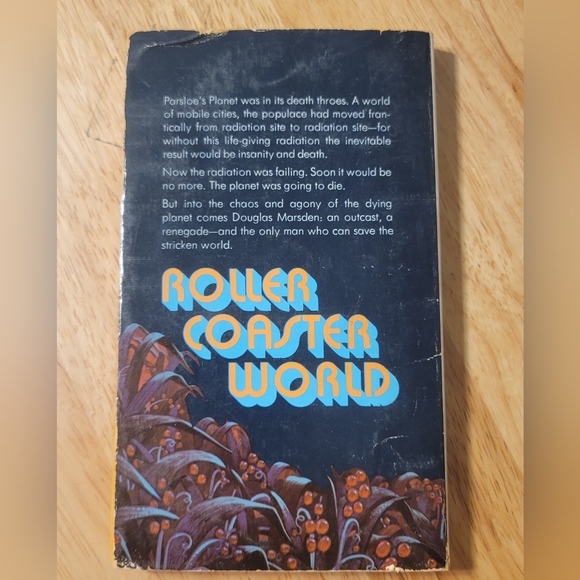 Vintage SCI-Fi Roller Coaster World by Kenneth Bulmer PB 1st Ace 1972 - Picture 4 of 10